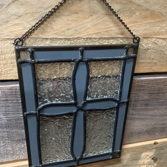 Set of Two Mirrored Sun Catchers with Wrought Iron Frames - Picture 5 of 6